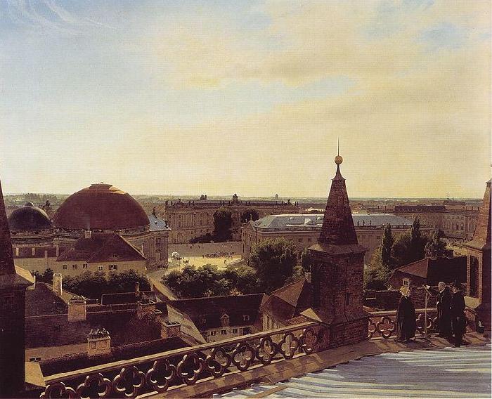 Eduard Gaertner Panorama of Berlin Sweden oil painting art